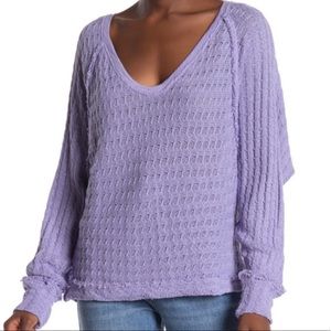 We the Free People Thiens Hacci Top Light Purple M